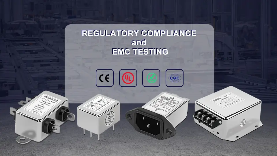 （An image showing regulatory compliance testing setup for electromagnetic compatibility in electronic devices.）